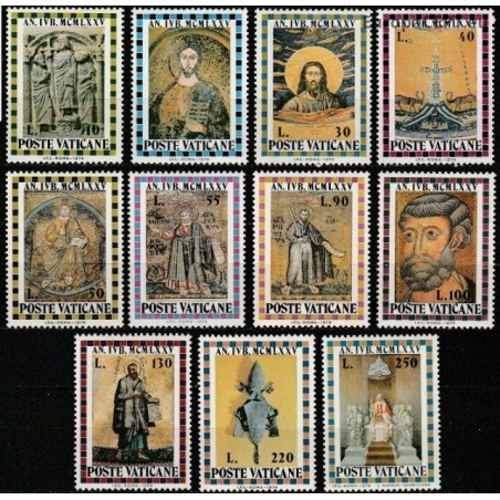 Vatikanas 1974. Religiniai paveikslai, šventieji, popiežius