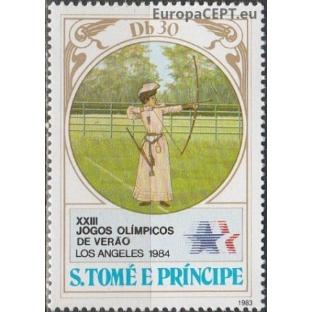 Sao Tome and Principe 1983. Olympic Games Los Angeles