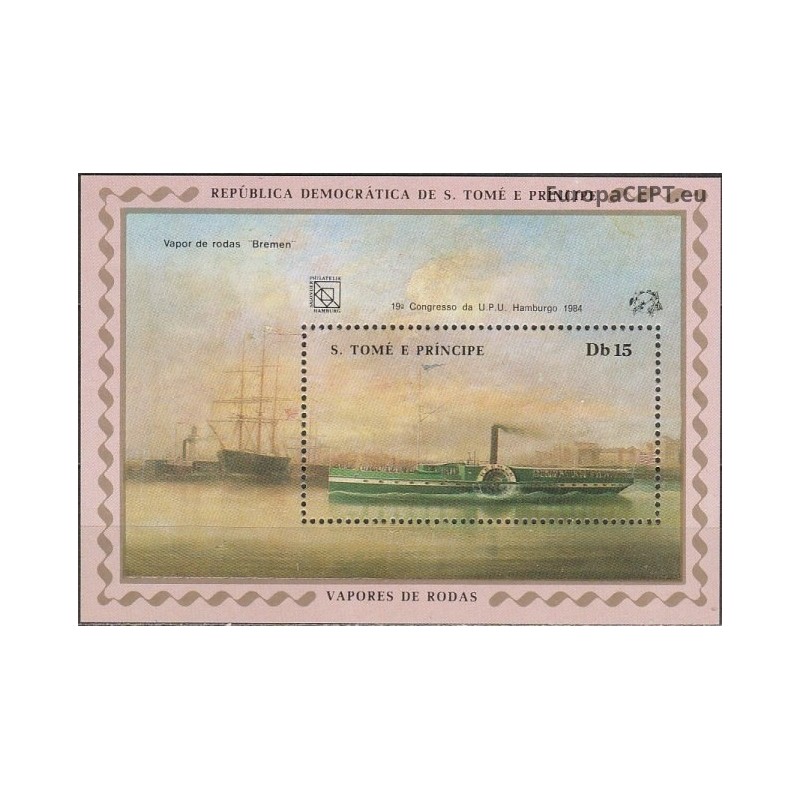 Sao Tome and Principe 1984. Steamboat