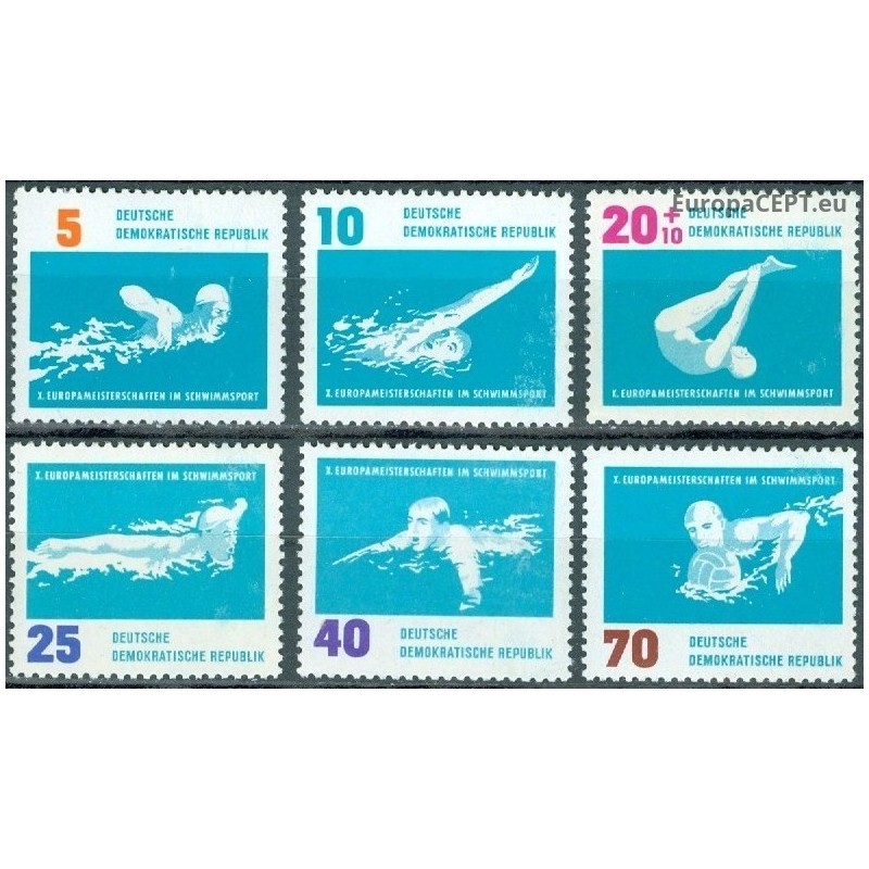 Rytų Vokietija 1962. Plaukimo čempionatas