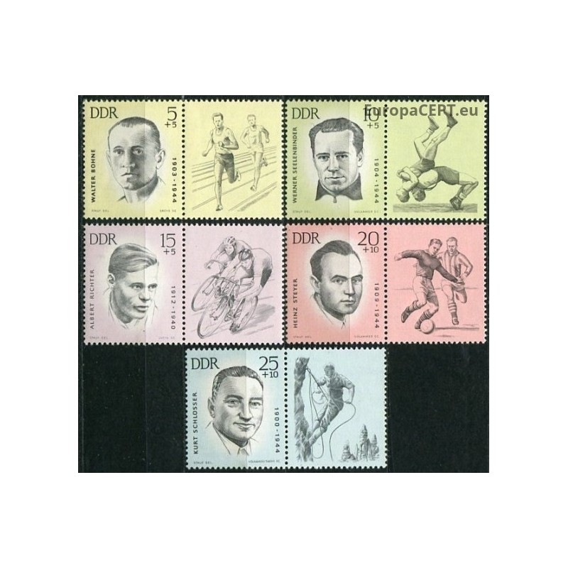 Rytų Vokietija 1963. Sportininkai