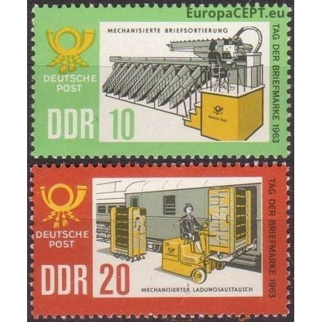 East Germany 1963. Post history