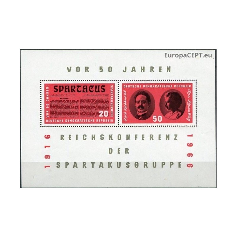 Rytų Vokietija 1966. Spartako Sąjunga (marksistai)