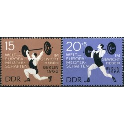 Rytų Vokietija 1966. Sunkioji atletika
