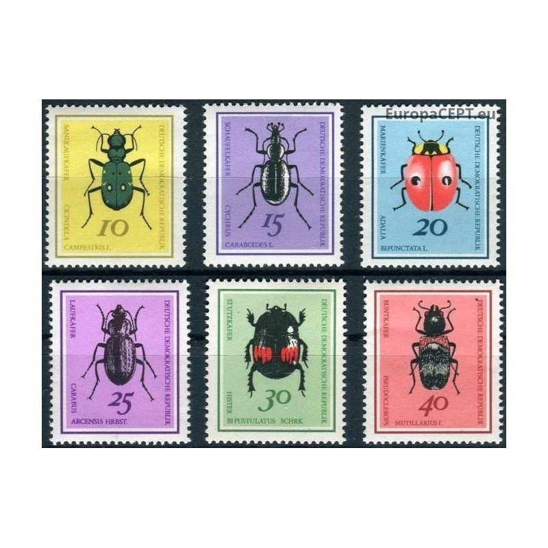 East Germany 1968. Insects