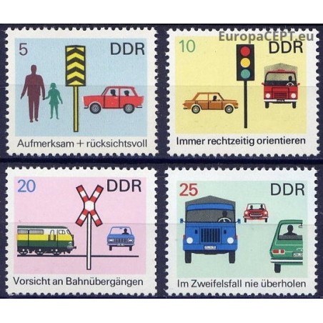 East Germany 1969. Road traffic safety