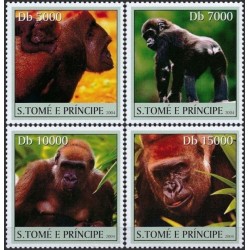 Sao Tome and Principe 2004. Gorillas
