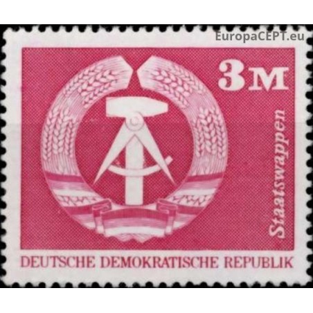 Rytų Vokietija 1974. Valstybinis herbas