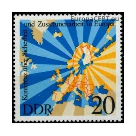 Rytų Vokietija 1975. Europos saugumo ir bendradarbiavimo organizacija