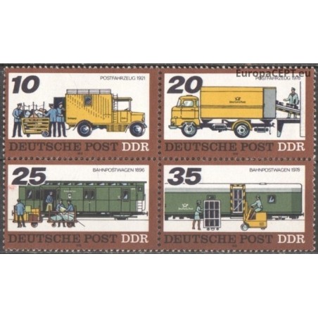 Rytų Vokietija 1978. Pašto transportas