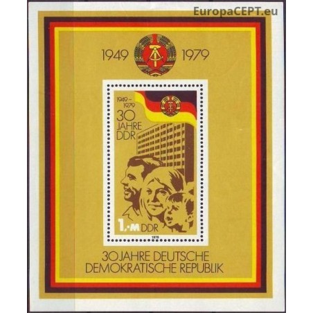 East Germany 1979. Anniversary of the Republic