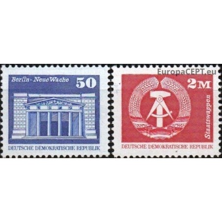 East Germany 1980. Definitive issue