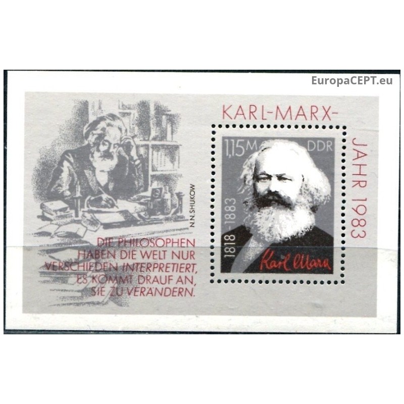 East Germany 1983. Karl Marx