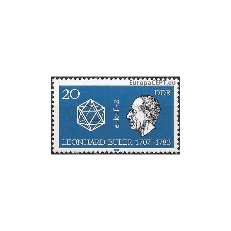 East Germany 1983. Leonhard Euler (mathematician)