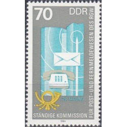East Germany 1984. Post and communication