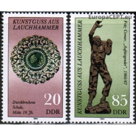 East Germany 1984. Historical artworks