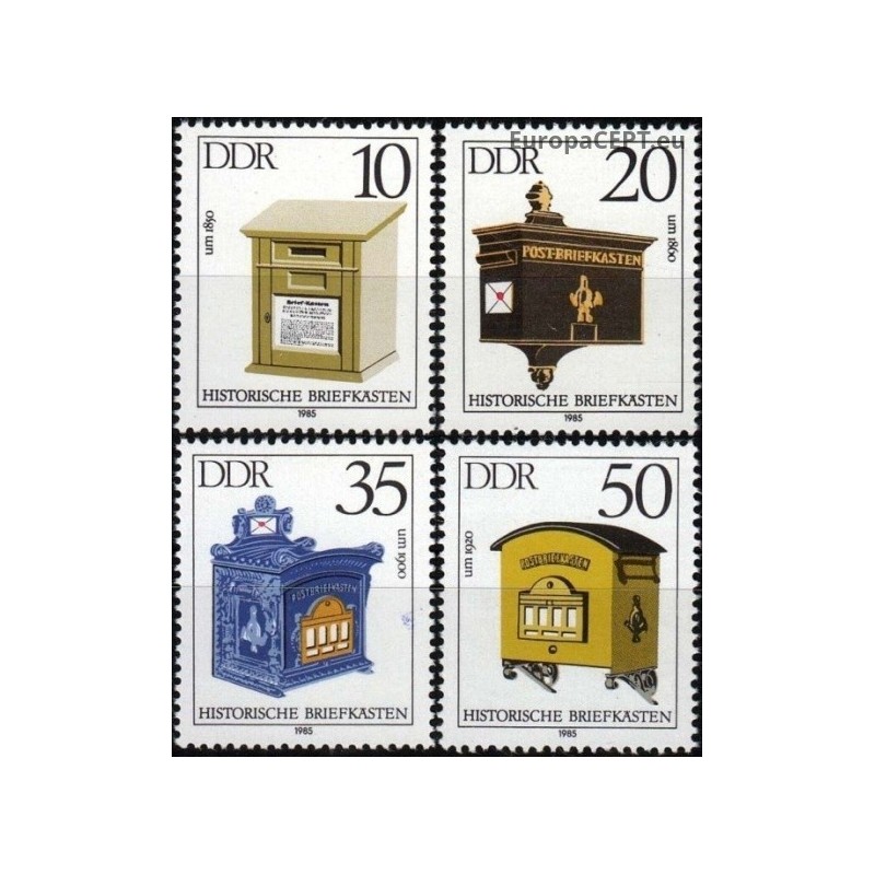 Rytų Vokietija 1985. Pašto dėžutės