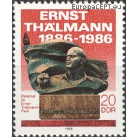 East Germany 1986. Ernst Taelmann