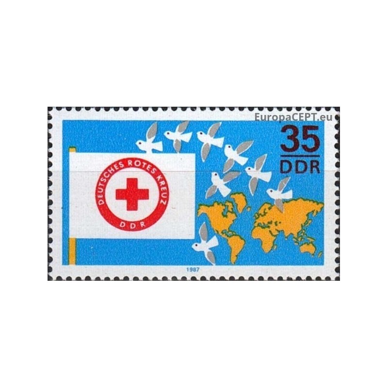 Rytų Vokietija 1987. Raudonasis Kryžius
