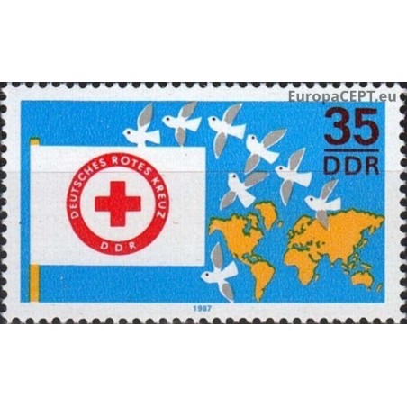 Rytų Vokietija 1987. Raudonasis Kryžius