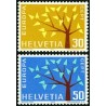 Šveicarija 1962. CEPT: Stilizuotas medis su 19 lapelių