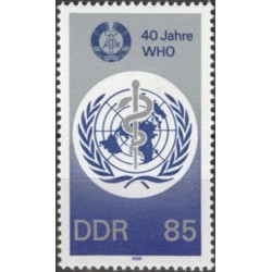 Rytų Vokietija 1988. Pasaulio Sveikatos Organizacija