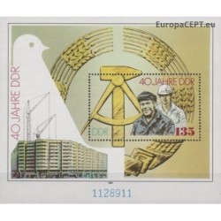 East Germany 1989. 40 years Republic