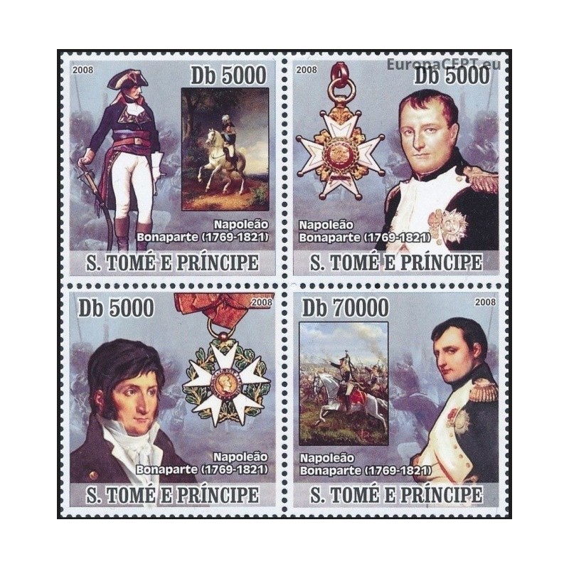 Sao Tome and Principe 2008. Napoleon Bonaparte