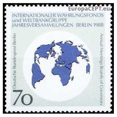 West Berlin 1988. Annual meetings of World Bank and IMF