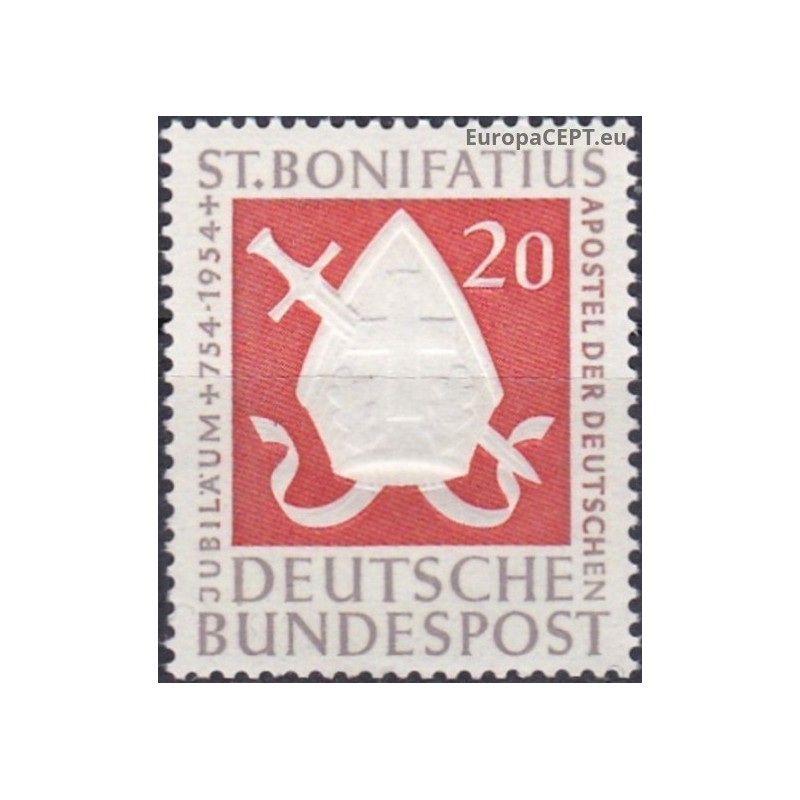 Vokietija 1954. Šv. Bonifacijus (Vokiečių apaštalas)