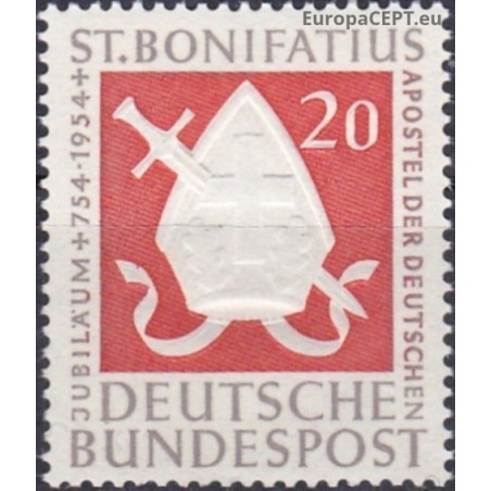 Vokietija 1954. Šv. Bonifacijus (Vokiečių apaštalas)