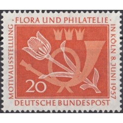 Germany 1957. Flora and philately