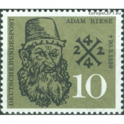Germany 1959. Adam Riese (German mathematician)