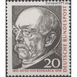 Vokietija 1965. Oto fon Bismarkas (2-ojo Reicho įkūrėjas)