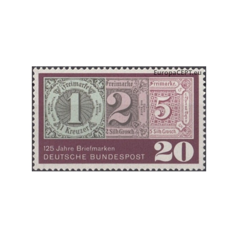 Germany 1965. Postage stamp anniversary