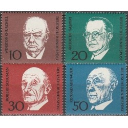 Vokietija 1968. Čerčilis, Adenaueris, De Gasperi ir Šumanas