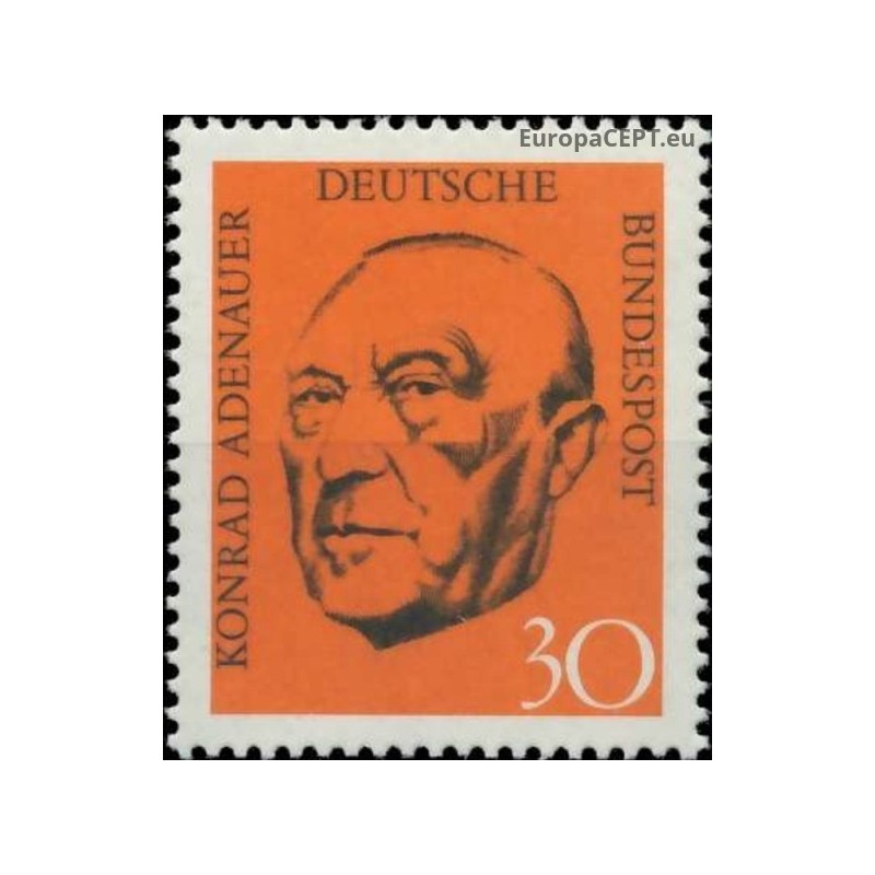 Vokietija 1968. Konradas Adenaueris