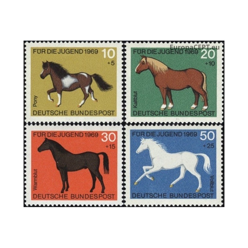 Vokietija 1969. Arkliai