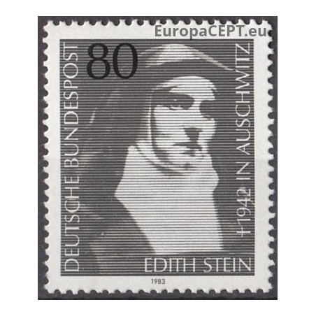 Vokietija 1983. Edita Štein (žydų kilmės, filosofė, karmelitė, gyvenusi Prūsijoje)