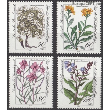 Vokietija 1983. Alpių gėlės