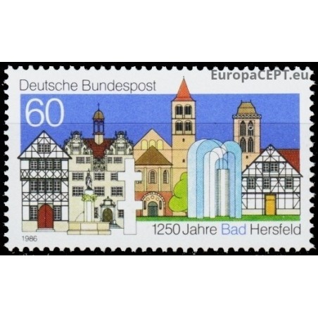 Germany 1986. History of cities
