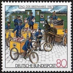 Vokietija 1987. Pašto...