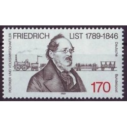 Germany 1989. Friedrich List (German economist)