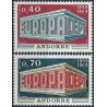 Andorra (french) 1969. EUROPA & CEPT on Symbolic Colonnade