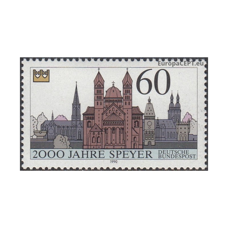 Vokietija 1990. Miestui Špaier 2000 metų