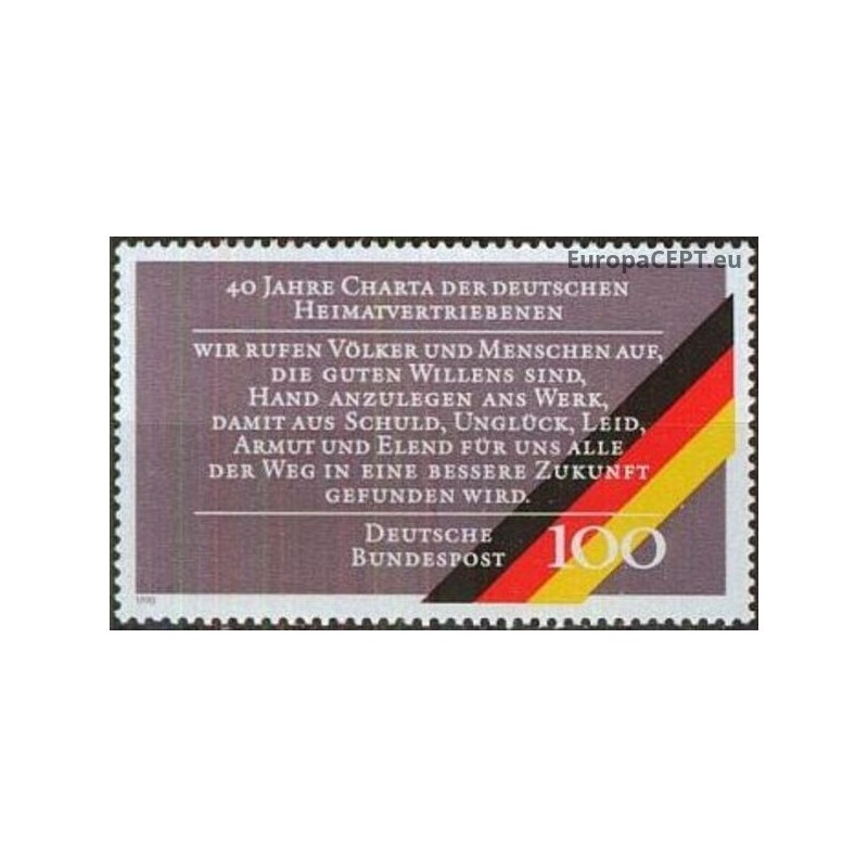 Vokietija 1990. Chartija dėl rytinų Vokietijos žemių