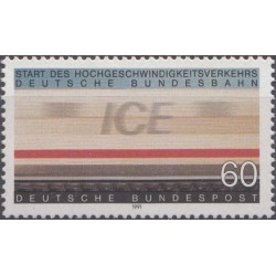 Germany 1991. Rail transport