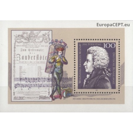 Germany 1991. Wolfgang Amadeus Mozart