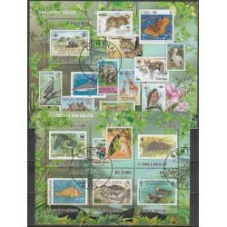 Sao Tome and Principe 2010. Stamps on stamps (fauna)