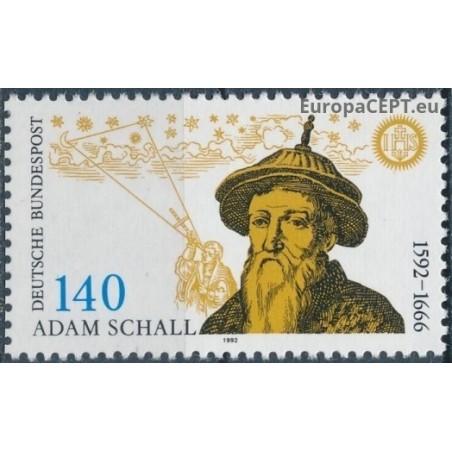 Germany 1992. Adam Schall von Bell (German Jesuit and astronomer)
